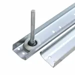 Garage Gate Vertical Rail Tracks (pair)