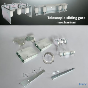Telescopic Sliding Gate Mechanism